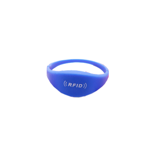 125 kHz or 13.56 MHz Silicone Wristband