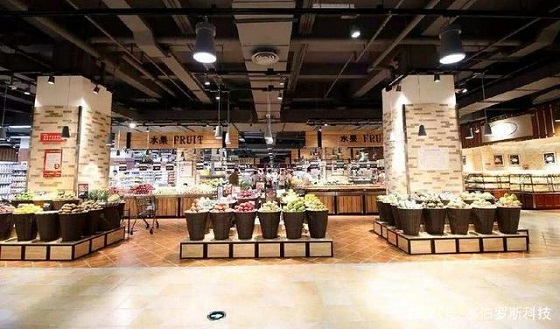 Two-dimensional code access control unmanned supermarket application case