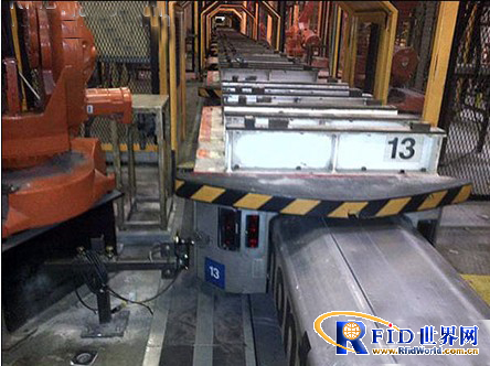 Nemak uses RFID technology to track the production process of engine blocks