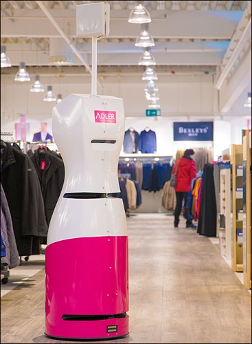 German retailer Adler uses RFID robots for inventory counting