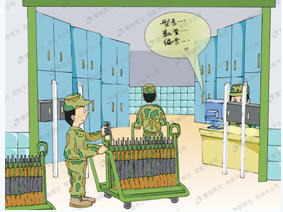 Automatic supervision system for light weapons (intelligent digital gun cabinet)