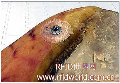 The Italian Ham Producers Association uses RFID tags to "stamp" ham