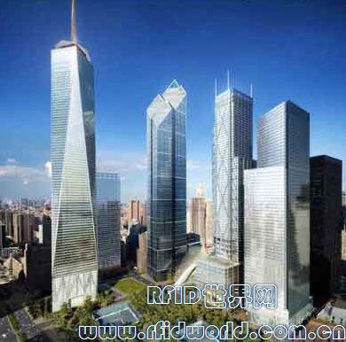 The Liberty Building in New York will use RFID technology to monitor the temperature of the cement base
