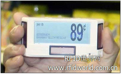 Two U.S. general merchandise chain stores test RFID electronic shelf-cabinet tags