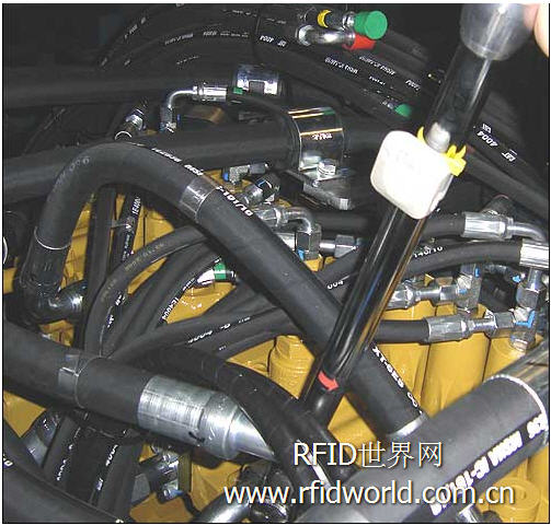 Caterpillar uses RFID to ensure the tightness of the valve assembly