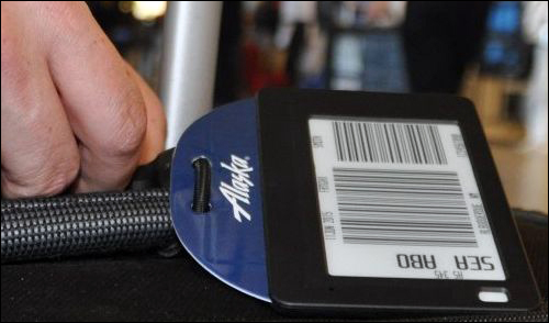 Alaska Airlines adopts RFID electronic luggage tags