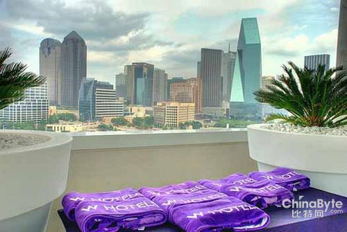 Attach chips to towels to prevent theft in some hotels in the U.S.