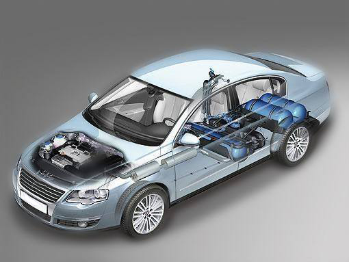 How does RFID technology play a role in the management of vehicle gas cylinders