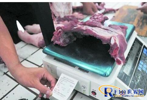 Hunan Red Star Shengye Food Company uses RFID to record the traceability information of pork