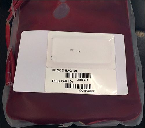 RFID technology helps the blood bank to establish an information platform