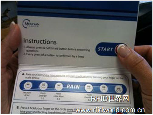 RFID pain management diary helps track patients' pain