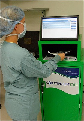 The operating room at the University of Tennessee Medical Center uses RFID technology to monitor the safety of medical items