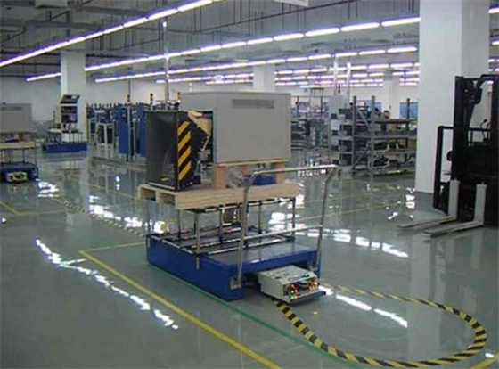 Application of AGV trolley based on RFID