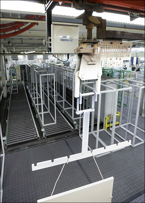 RFID provides visibility of work-in-process for painting factories