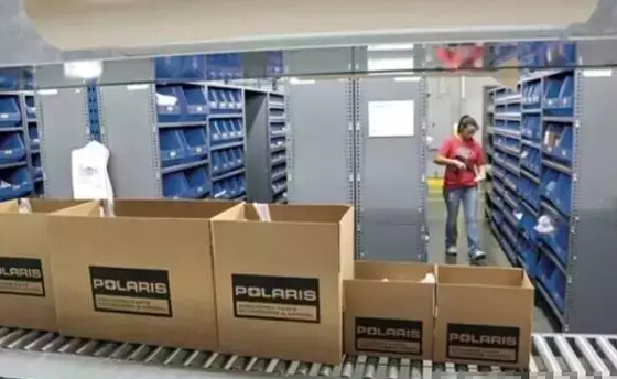 Polaris's new distribution center introduces new technologies such as RFID&quot;Sit down&quot;