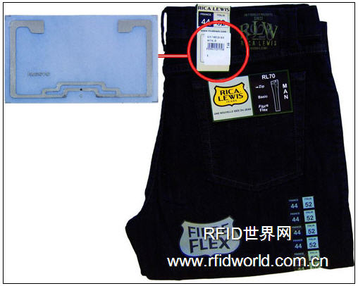 Walmart's EPC project re-launched its first wave of RFID labeling of men's jeans and underwear