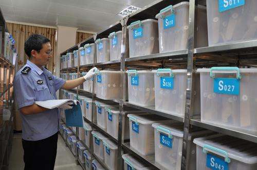 RFID intelligent management allows law enforcement to handle cases with evidence to follow