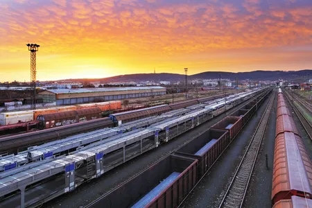 RFID technology is used in railway transportation logistics industry