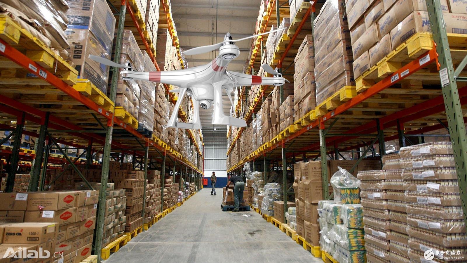 UAV delivery has become a trend. First, UAV combined with RFID technology to complete warehouse inventory