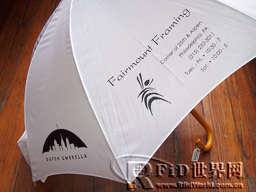 RFID tracking advertising umbrella advertising mobile area fully known