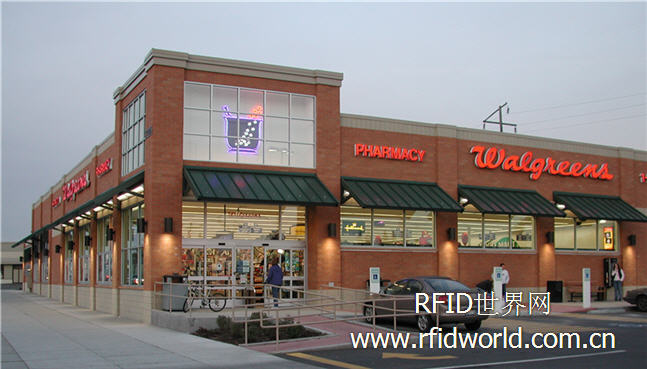 U.S. pharmacy chain giant Walgreens adopts RFID system on a large scale in distribution centers to reduce freight errors