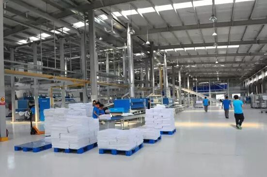 Lantian Tairun Rental Washing uses RFID technology for traceability