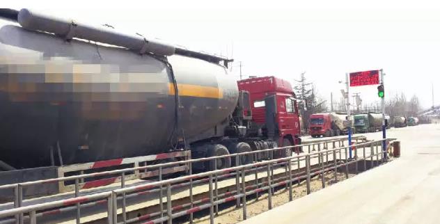 A building materials company in Shandong applies unattended fly ash vehicle weighing system
