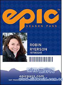 Vail Resort ski resort uses UHF RFID technology on season tickets