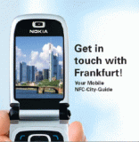 Mobile NFC-City-Guide allows you to travel more comfortably in Frankfurt, Germany