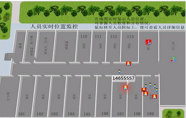 RFID technician positioning system