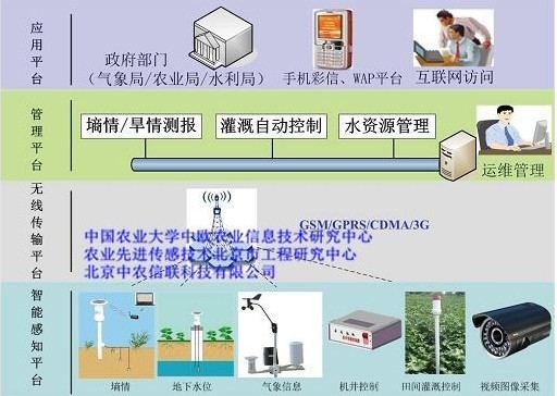 Networking of Growing Plants in the Field-Meteorological Monitoring of Soil Moisture and Intelligent Water-saving Irrigation System