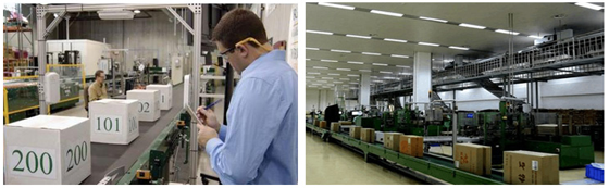 RFID UHF production line management 
