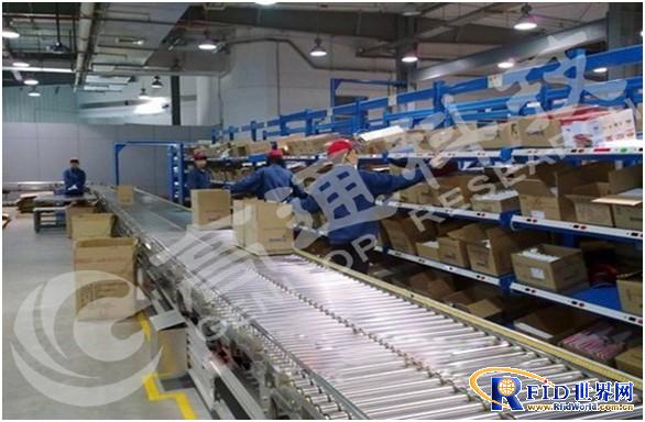 Intelligent warehousing solution combining electronic sorting system and WMS system