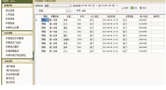 Vehicle management based on 433MHz+125KHz dual-frequency RFID