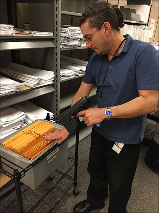 RFID used for building permit application tracking