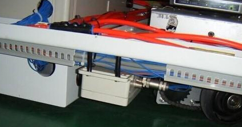AGV trolley track guidance management