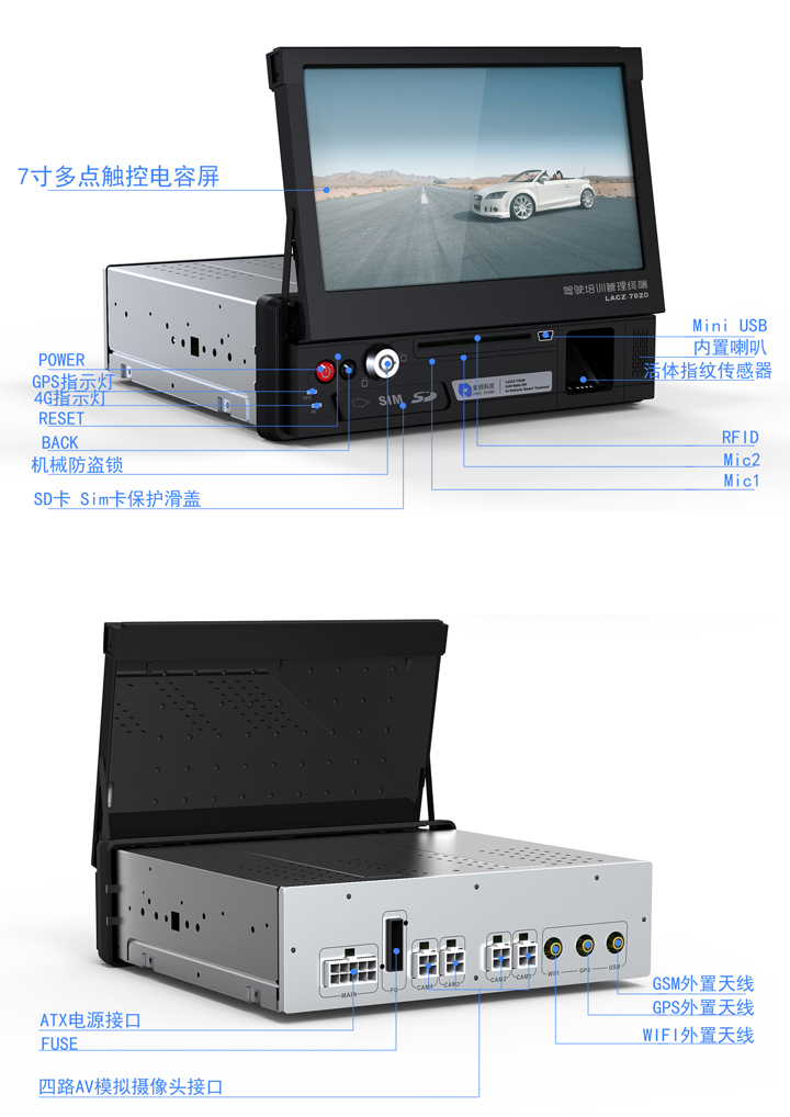 Liyutai Taxi Management Vehicle Terminal Solution
