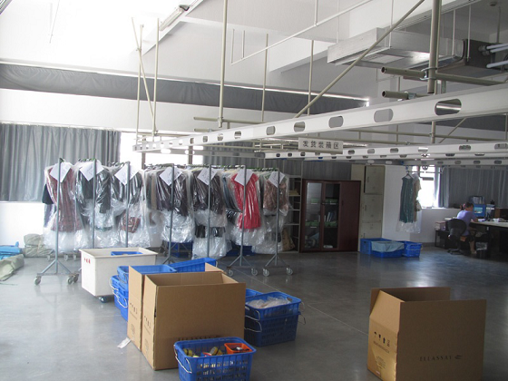 Apparel industry electronic tag (RFID) and data collector application program