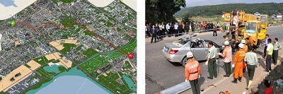 RFID urban intelligent vehicle road management system