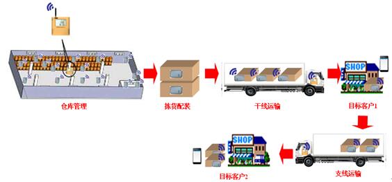 Centralized warehousing cold chain logistics management system