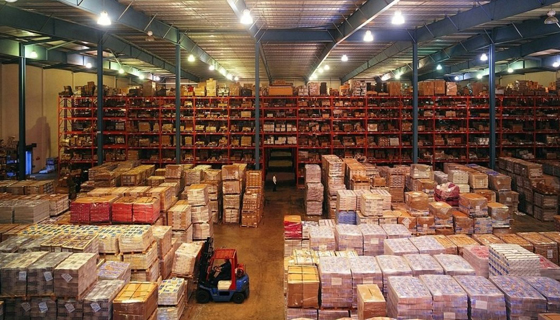 Construction site warehouse management system