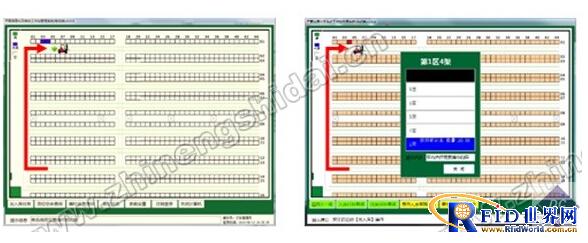 RFID warehousing forklift intelligent guidance operation system