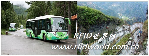 RFID speed limit and RFID automatic voice stop solution for vehicles on dangerous roads in scenic spots