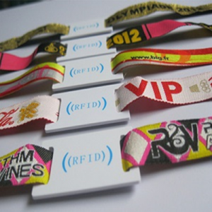 LF & HF, 125 KHz & 13.56 MHz RFID Fabric Wristband Tag
