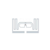 UHF 860-960 MHz Web RFID Tag